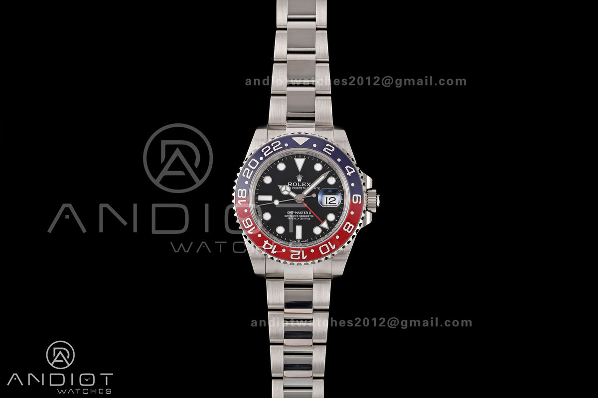 GMT-Master II 126710 BLRO 904L Steel RWF 1:1 Best Edition on Oyster Bracelet JH3285 (Free Sprung) V3